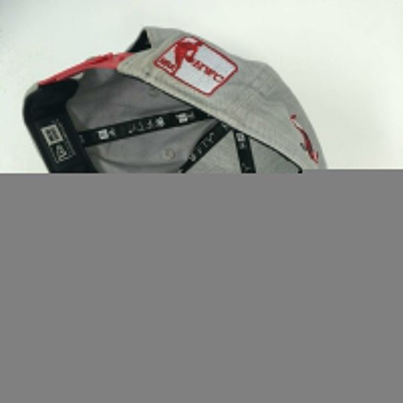 Chicago Bulls Windy City Baseball Cap NBA Gray Red New Era Size M/L Snapback Hat - Picture 9 of 12